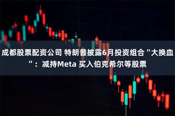 成都股票配资公司 特朗普披露6月投资组合“大换血”：减持Meta 买入伯克希尔等股票